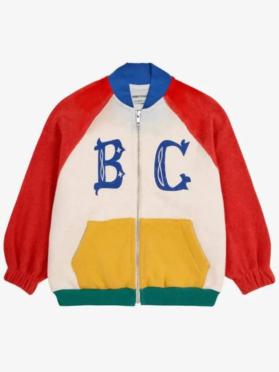 BC Vintage Color Block Zip up B224AC057 Italian Kids - BOBO CHOSES - BALAAN 2