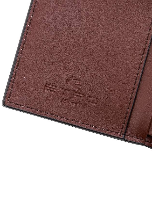 Paisley Half Wallet Brown - ETRO - BALAAN 9