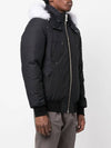 Men's Ballistic Bomber Jacket White Fox Fur Black - MOOSE KNUCKLES - BALAAN 4