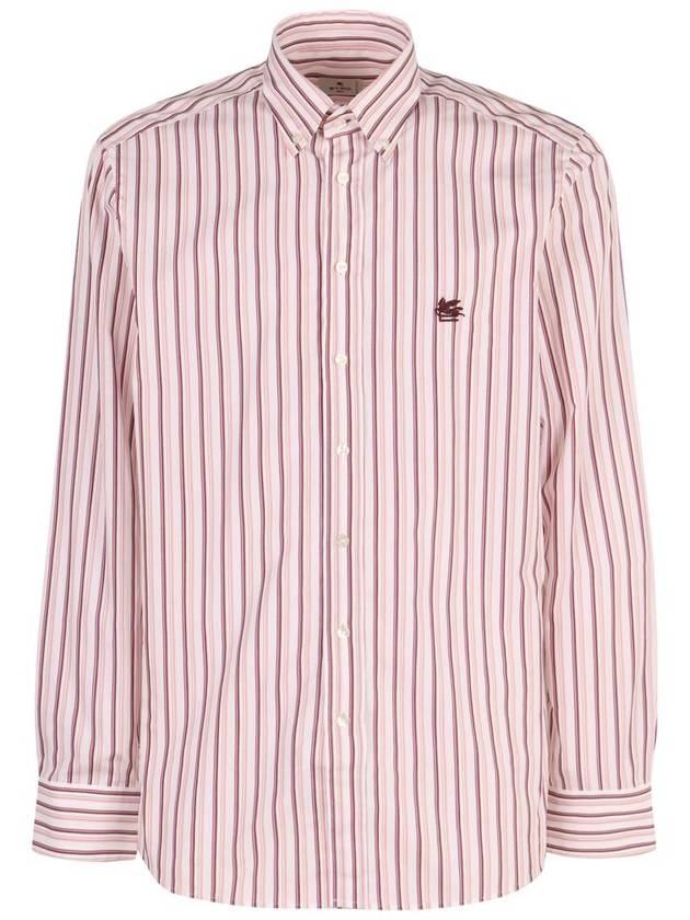 Etro Button-Down Collar Cotton Shirt - ETRO - BALAAN 1