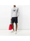 Big Eye Motif Sweatshirt Grey - KENZO - BALAAN 6