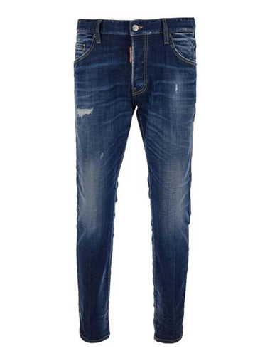 Skater Skinny Cut Jeans Blue - DSQUARED2 - BALAAN 1