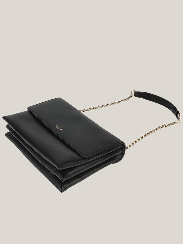 Sugar Medium Shoulder Bag Black - LANVIN - BALAAN 6