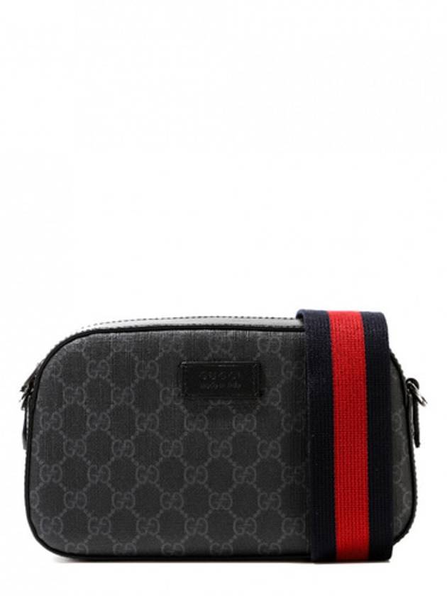 GG Supreme Cross Bag Black - GUCCI - BALAAN 5