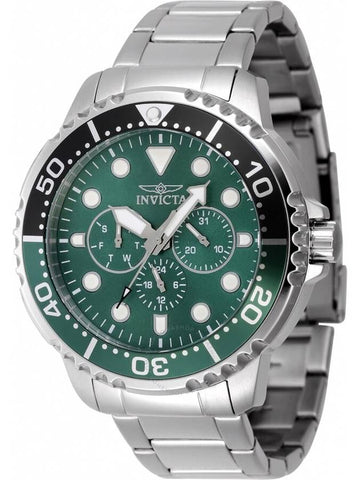 Invicta Pro Diver GMT Date Quartz Green Dial Sprite Bezel Men's Watch 47228 - INVICTA - BALAAN 1