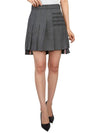 diagonal mini pleated skirt - THOM BROWNE - BALAAN 5