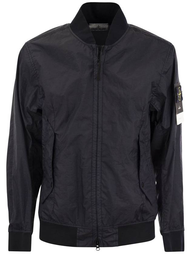 Membrana 3L TC Bomber Jacket Navy - STONE ISLAND - BALAAN 2