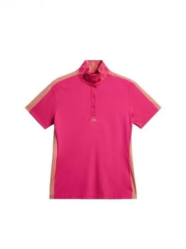 Golf Women s Pip Polo Shirt T Fuchsia Purple GWJT09010 Q116 Domestic Product GR5Y24061209664 - J.LINDEBERG - BALAAN 1