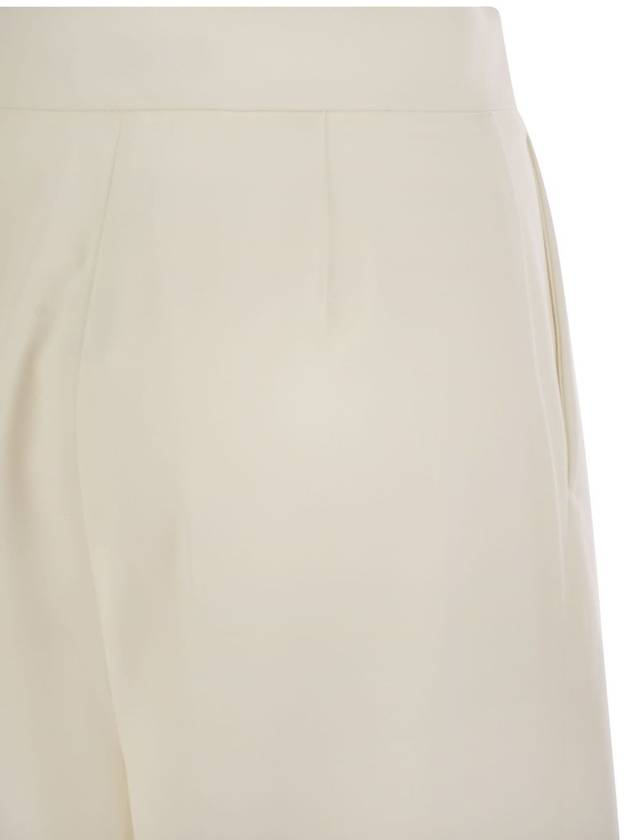 NINFA - Wool gabardine trousers - MAX MARA - BALAAN 4