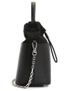 5AC Number Logo Texture Leather Bucket Bag Black - MAISON MARGIELA - BALAAN 4