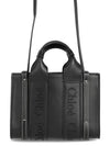 Woody Logo Calf Leather Mini Tote Bag Black - CHLOE - BALAAN 2