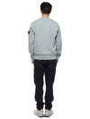 Wappen Patch Crew Neck Sweatshirt Dusty Mint - STONE ISLAND - BALAAN 6