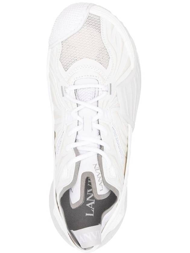 Mesh FalshX Low Top Sneakers White - LANVIN - BALAAN 4