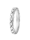 Coco Crush Wedding Ring Silver - CHANEL - BALAAN 1