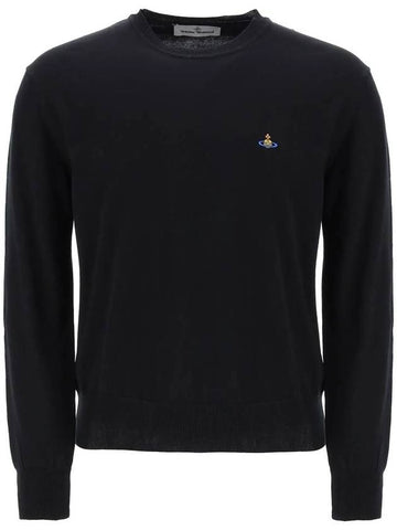 241235UMA000002 N402 Logo Patch Sweater Vivienne Westwood - VIVIENNE WESTWOOD - BALAAN 1