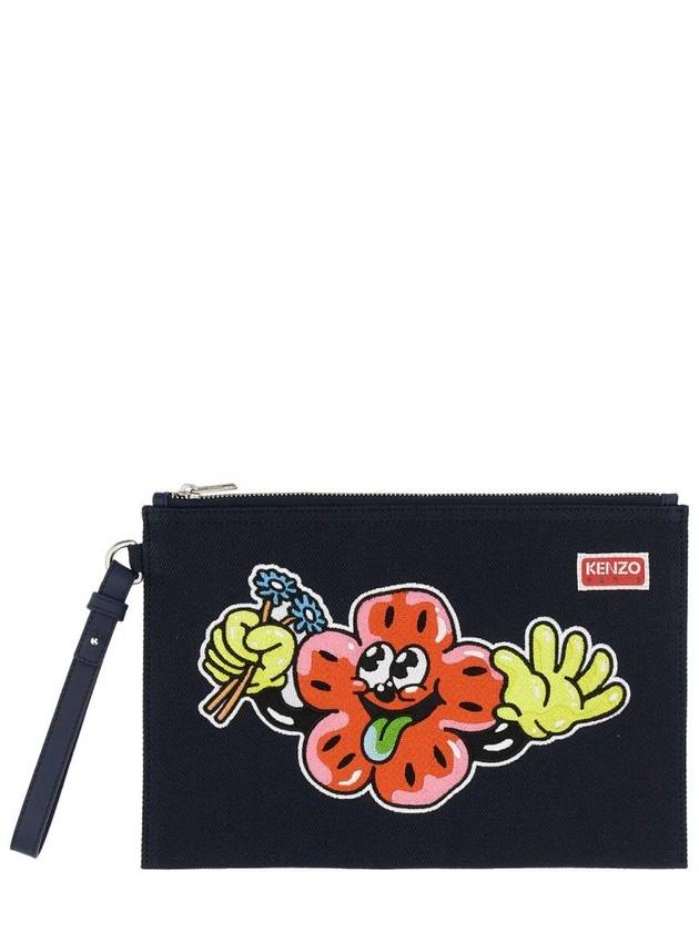 23 ss Clutch WITH Embroid FD55PM902F3476 B0040203885 - KENZO - BALAAN 2