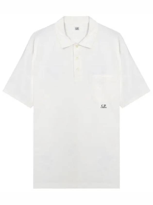 Small logo pocket polo t shirt men s collar - CP COMPANY - BALAAN 1