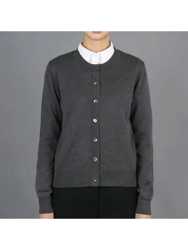 Marine Wool Cardigan Grey - A.P.C. - BALAAN 2