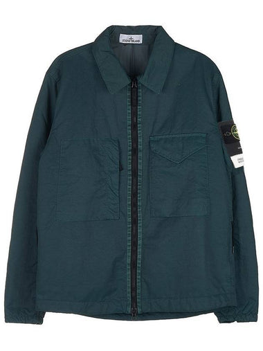 Opaque Nylon Twill with Primaloft Jacket Dark Green - STONE ISLAND - BALAAN 1