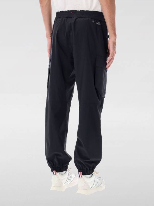 Grenoble Cargo Straight Pants Black - MONCLER - BALAAN 3