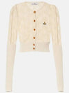 Samantha Cropped Cardigan Ivory - VIVIENNE WESTWOOD - BALAAN 2