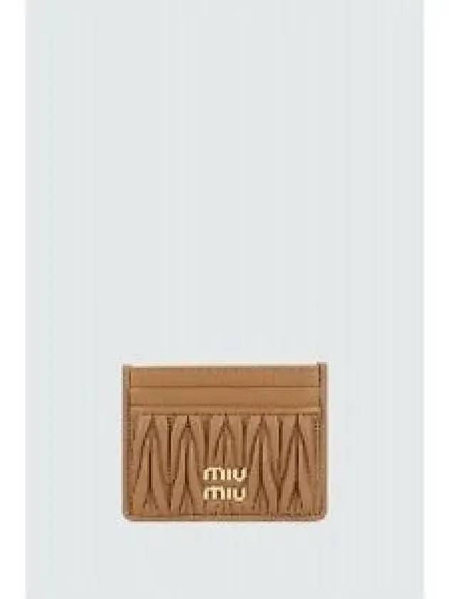 Materasse Nappa Leather Card Wallet Caramel - MIU MIU - BALAAN 2