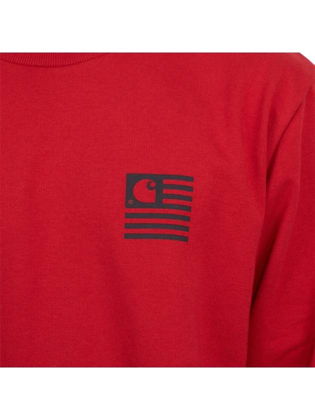 Logo Print Sweatshirt Red - CARHARTT WIP - BALAAN 9