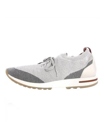 360 LP Flexi Wish Wool Walk Low Top Sneakers Grey - LORO PIANA - BALAAN 1