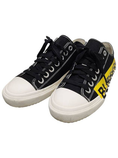 8038906 Contrast logo stitch sneakers - BURBERRY - BALAAN 1