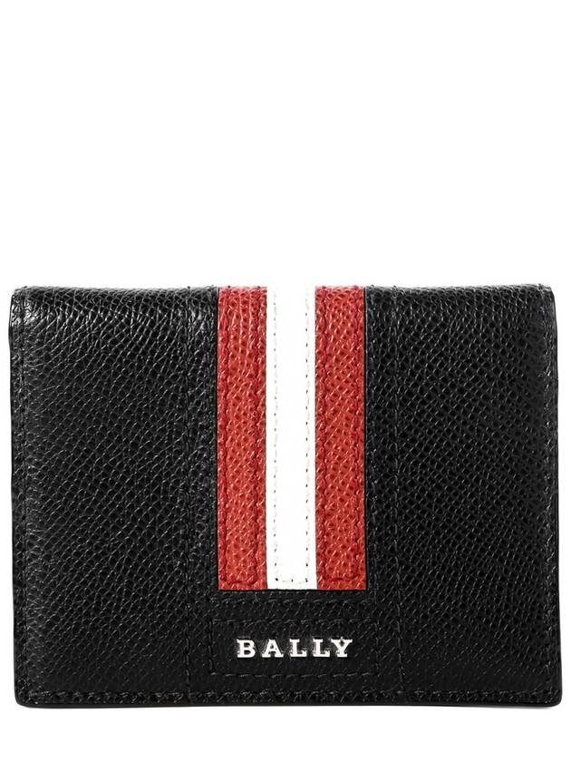 Talder Leather Card Wallet Black - BALLY - BALAAN 2