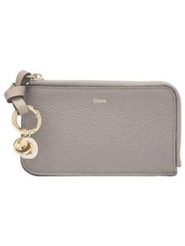 Alphabet Card Holder Cashmere Gray - CHLOE - BALAAN 1