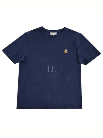 Speedy Fox Patch Comfort Short Sleeve T-Shirt Ink Blue - MAISON KITSUNE - BALAAN 2