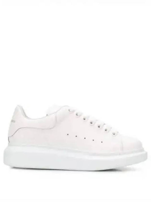 Oversized Leather Low Top Sneakers White - ALEXANDER MCQUEEN - BALAAN 2