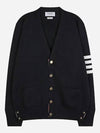 Milano Stitch 4 Bar Cardigan Navy - THOM BROWNE - BALAAN 2