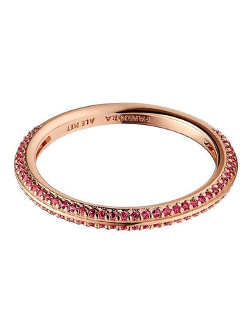 Me Red Pave Ring Rose Gold - PANDORA - BALAAN 1