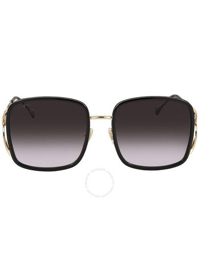 Eyewear Square Sunglasses Black - GUCCI - BALAAN 2