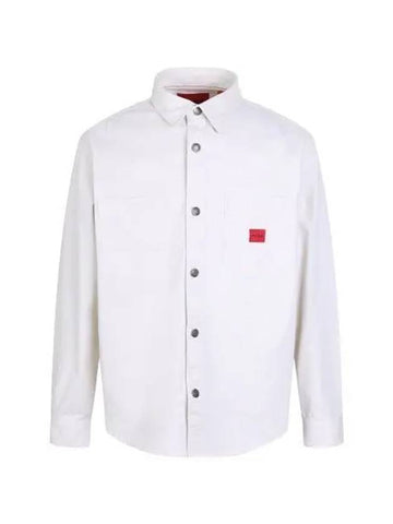 HUGO point pocket logo patch shirt 50500199 101 - HUGO BOSS - BALAAN 1