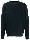 Lens Crew Neck Sweatshirt Navy - CP COMPANY - BALAAN 1