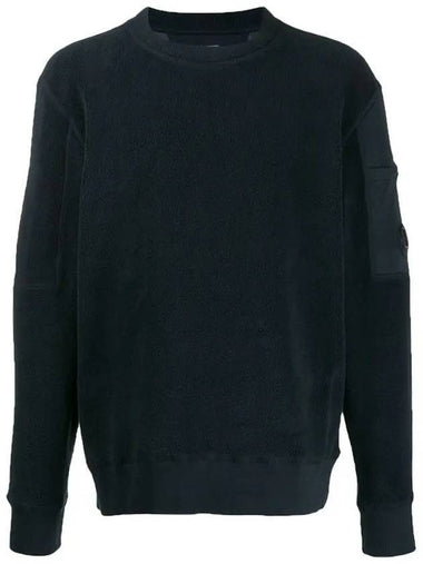 Lens Crew Neck Sweatshirt Navy - CP COMPANY - BALAAN 1