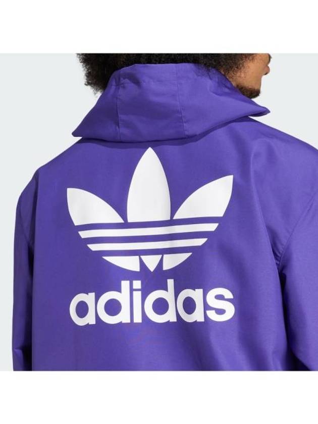 Trefoil Windbreaker Purple - ADIDAS - BALAAN 3