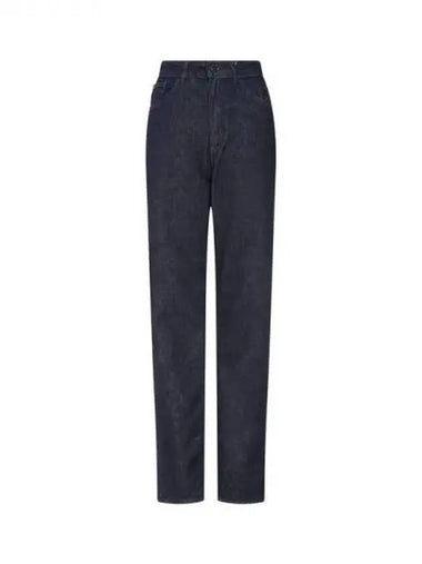 Women s Stitched Easy Denim Pants Dark Indigo 271764 - EMPORIO ARMANI - BALAAN 1