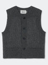 Classic Round Neck Vest_Black_W - KINETO - BALAAN 3