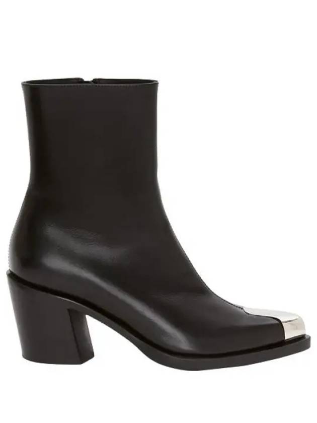 Silver Toe Ankle Middle Boot Heels - ALEXANDER MCQUEEN - BALAAN 2