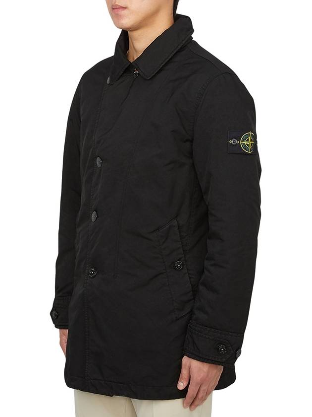 David TC Padding Jacket Black - STONE ISLAND - BALAAN 4