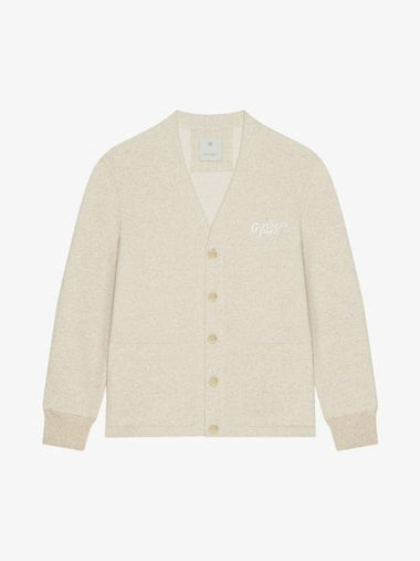 Felpa Cardigan Natural - GIVENCHY - BALAAN 1