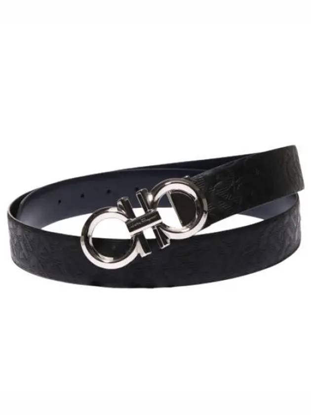 Ferragamo Double Gancini Reversible Belt Men s Waistband - SALVATORE FERRAGAMO - BALAAN 1