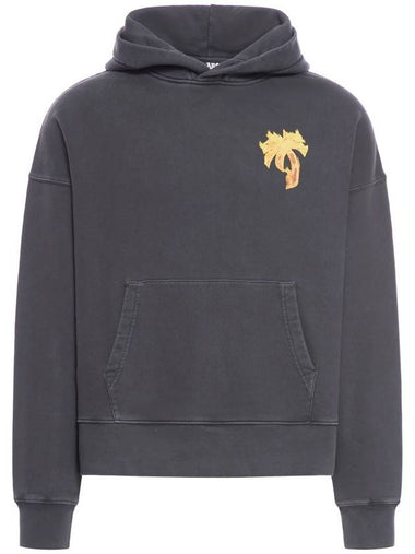 PALM ANGELS BURNING PALM HOODY - PALM ANGELS - BALAAN 1