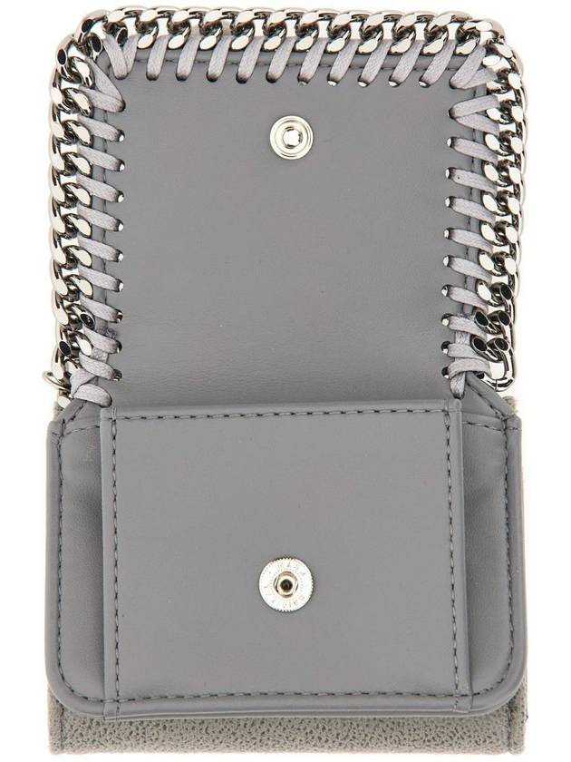 Falabella Chain Halfwallet Gray - STELLA MCCARTNEY - BALAAN 5