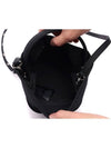 Wheel Drawstring XS Bucket Bag Black White - BALENCIAGA - BALAAN 7