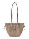 Origami Mini Bucket Bag Dove Grey - FENDI - BALAAN 3